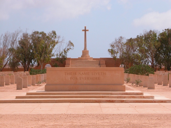 Tobruk War Cemetery, Al Butnan, Libya Courtesy: cwgc.org